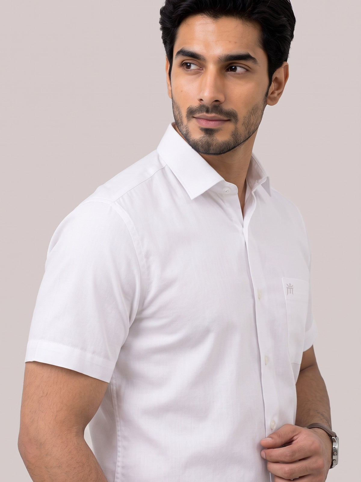 Dennis White Shirt For Men