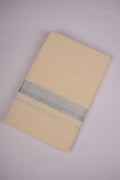 SLD-89C CREAM DOUBLE DHOTI  4.00 MTR