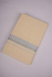 SLD-89C CREAM DOUBLE DHOTI  4.00 MTR