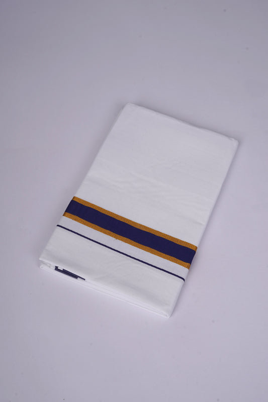 FS-115 W/S DHOTI 2.00 MTR - GOLD BLUE