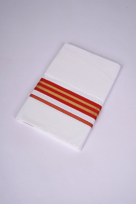 FS-100 W/S DHOTI 2.00 MTR - Dark Orange