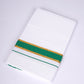 FS-115 W/S DHOTI 2.00 MTR - GOLD GREEN