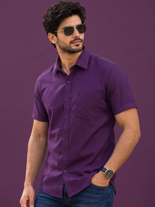 MCR VEGA FORD 23005 Half Sleeve Formal Color Shirt For Men
