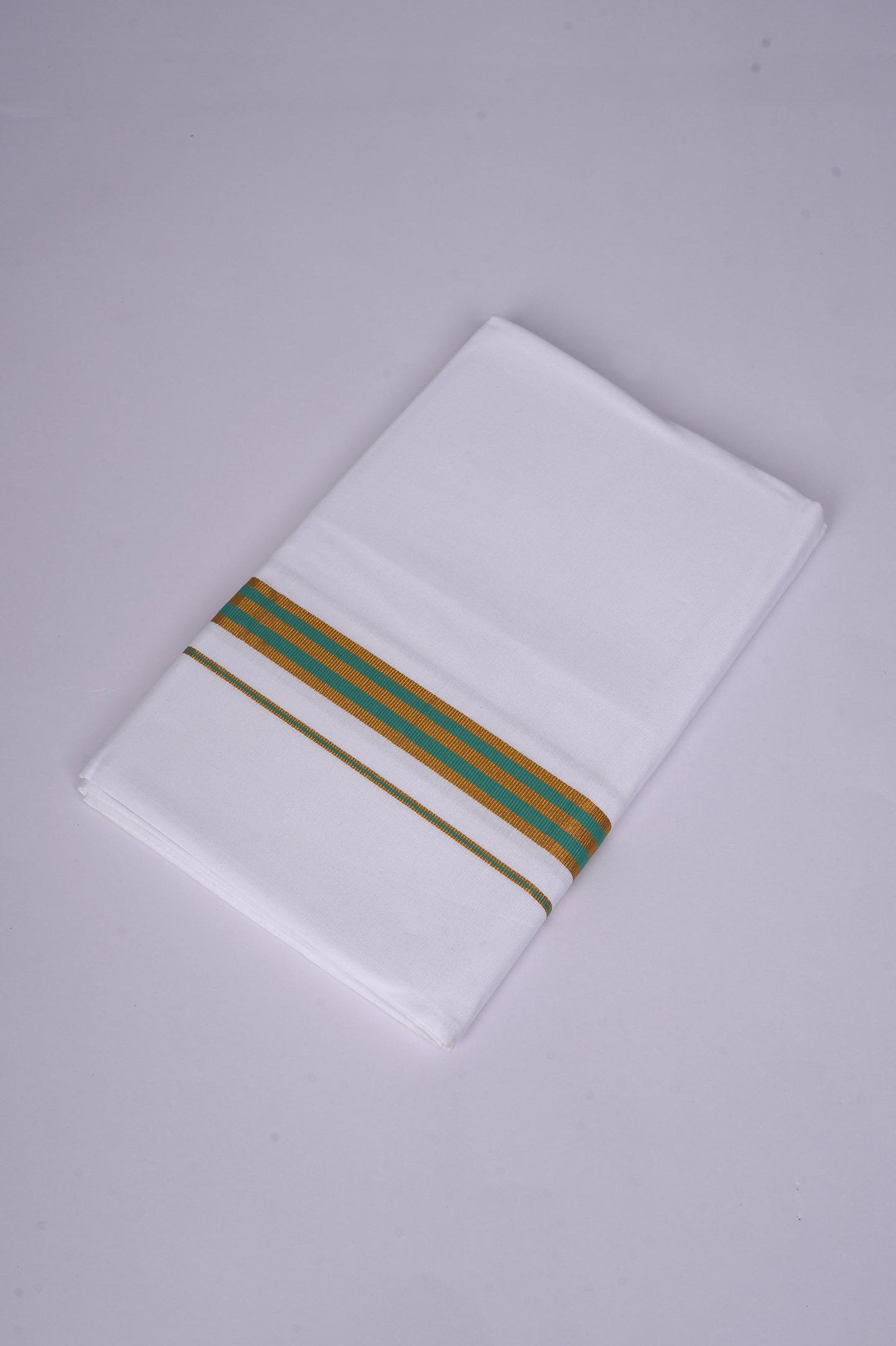 FS-107 W/S DHOTI 2.00 MTR - GOLD GREEN
