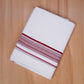 FCD-585 W/D DHOTI 3.80 MTR - Dark Red
