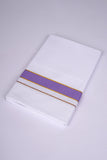FD-200  W/D DHOTI 3.80 MTR - Violet