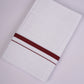 HD-24 W/D DHOTI  3.80 MTR-Maroon