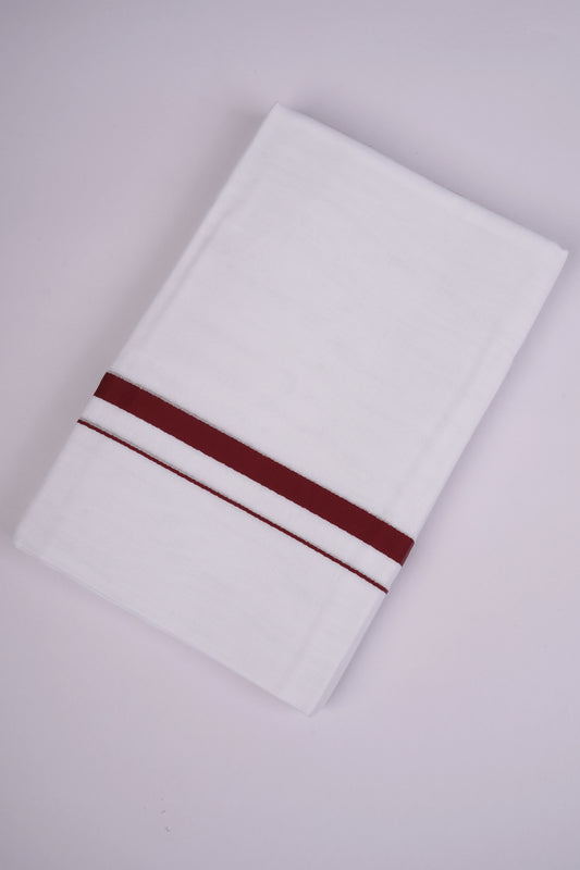 HD-24 W/D DHOTI  3.80 MTR-Maroon