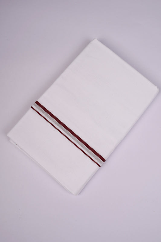 SD-18 W/D DHOTI  3.70 MTR-Maroon