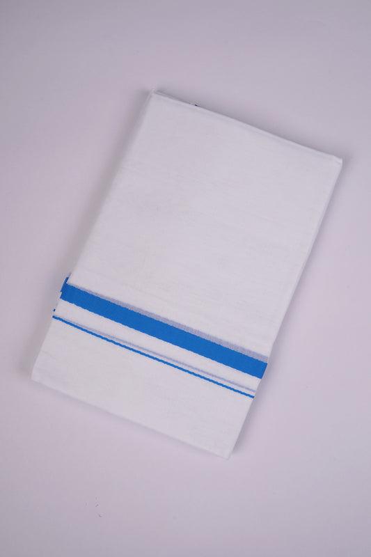 HD-24 W/D DHOTI  3.80 MTR-Blue