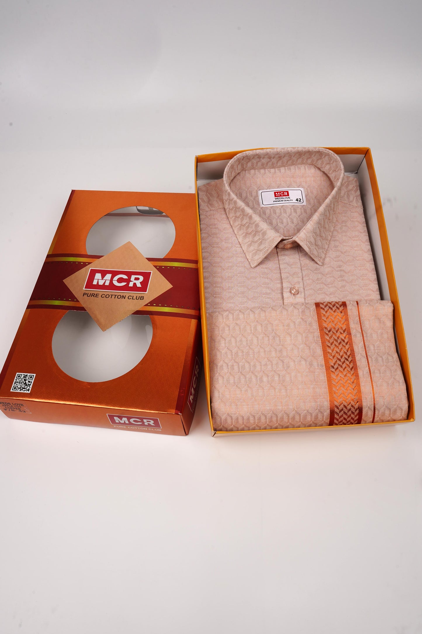WedsLove Copper Single Set F/S-groom dress for men (Perfume & Dhoti Belt Free)