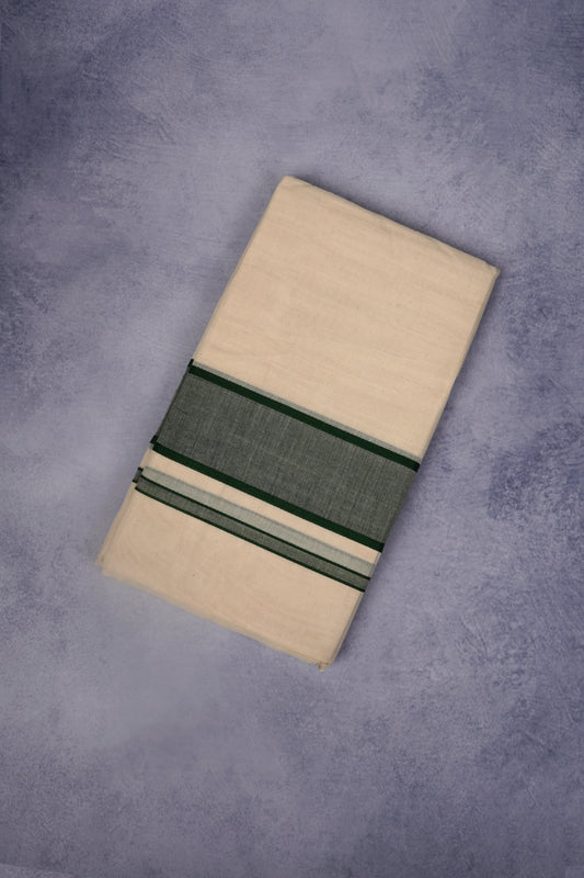 FCD-86C C/D DHOTI  4.00 MTR-Dark Green