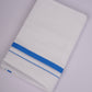 HD-32 WHITE DOUBLE DHOTI  3.70 MTR - Blue