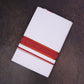 FD-176 W/D DHOTI 3.80 MTR-Red