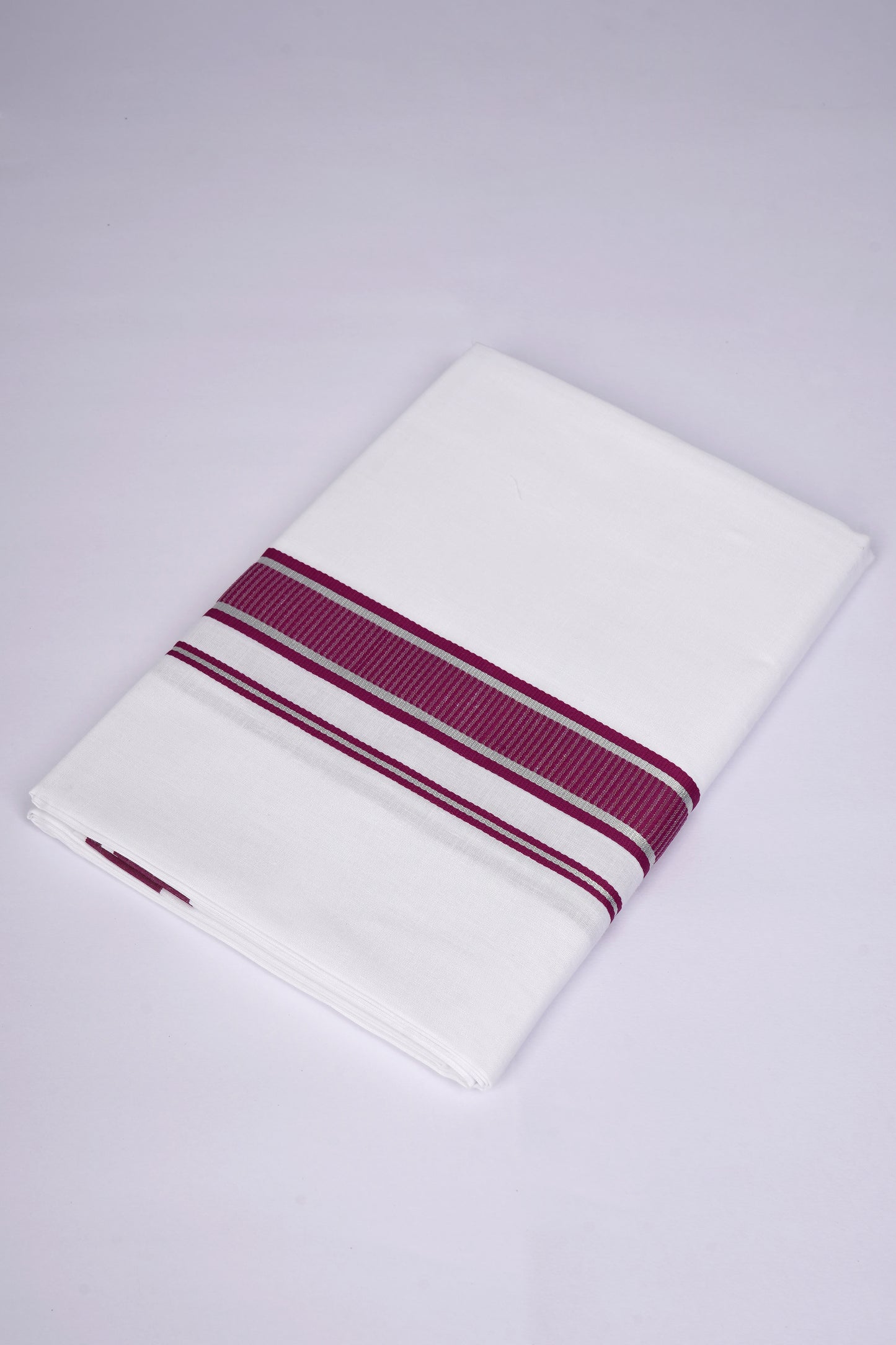 FS-130 W/S DHOTI  1.90 MTR - Dark Violet