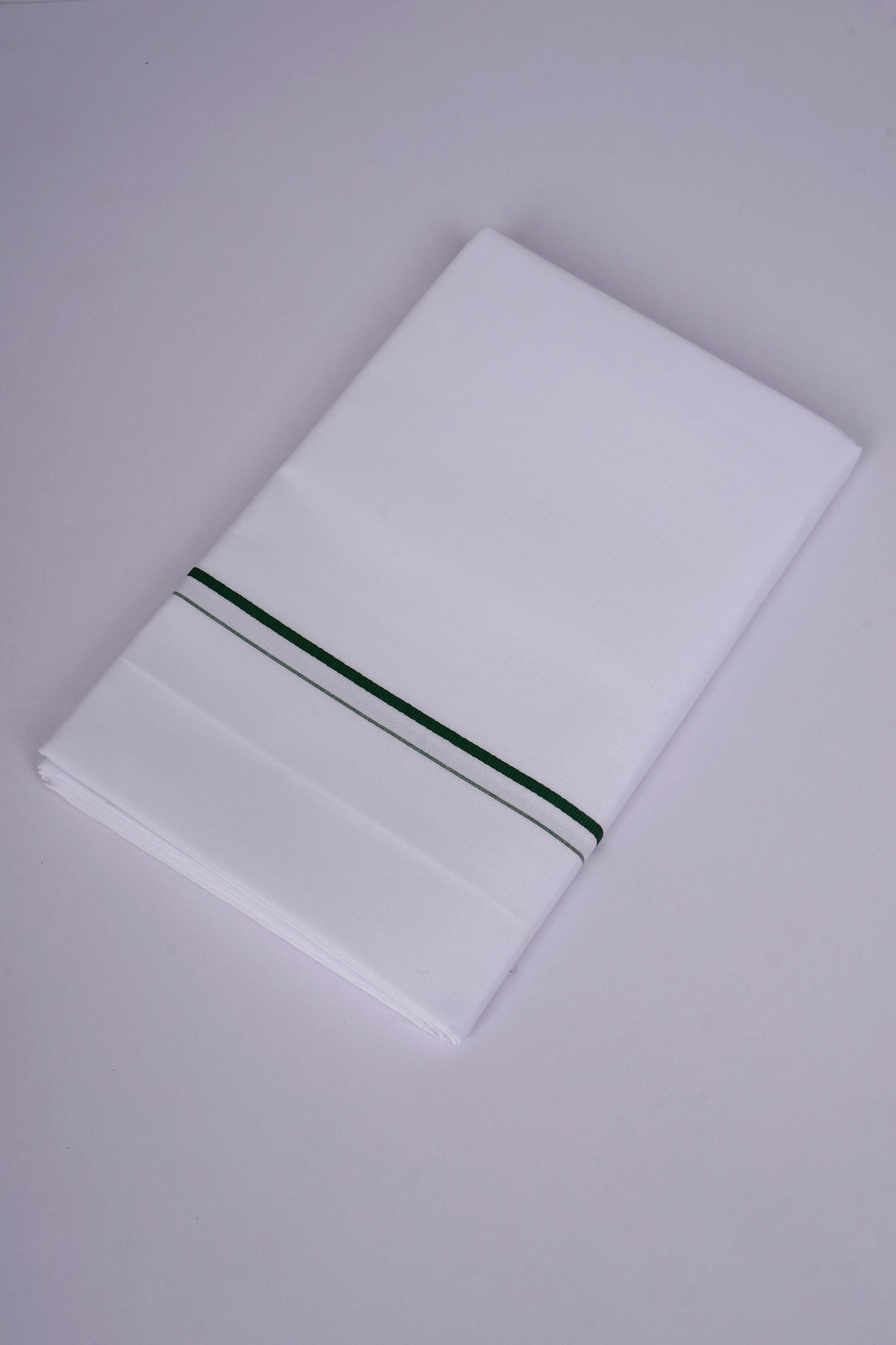 SS-STAIN FREE W/S DHOTI  2.00 MTR - Green