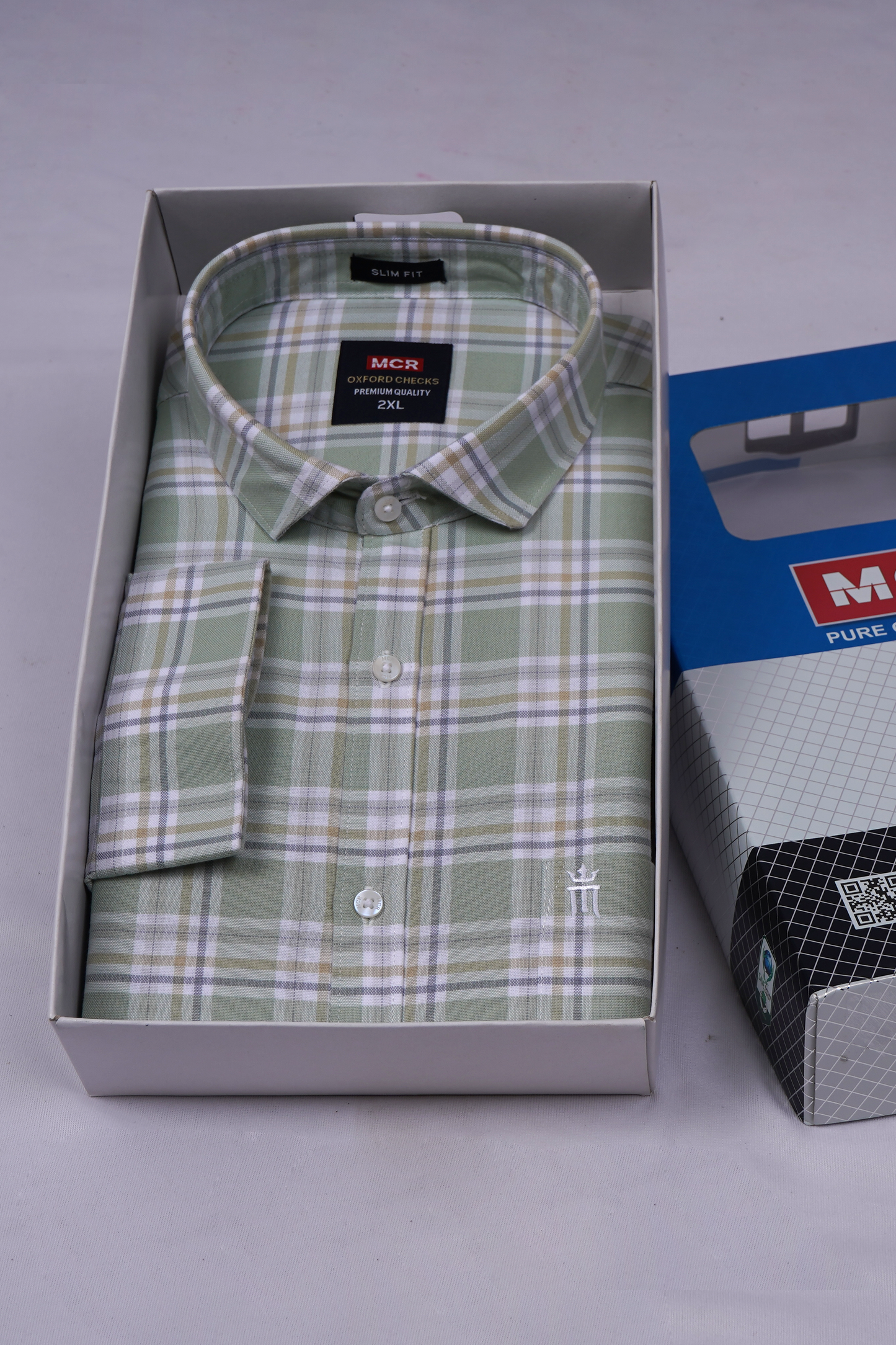 MCR OXFORD 89010 Full Sleeve Formal Color Shirt For Men