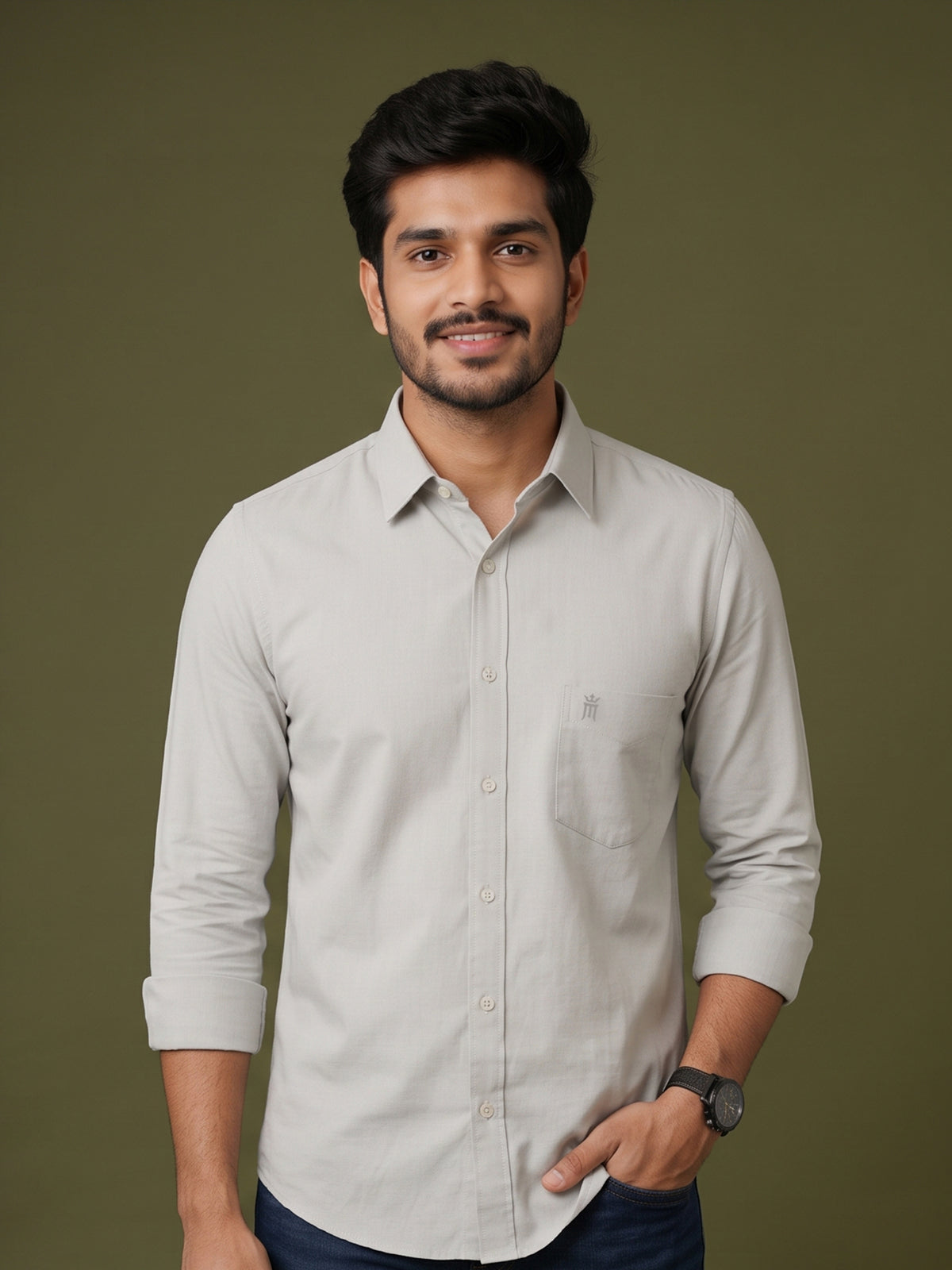 Bamboo Breeze Formal Color Shirt For Men - 94002