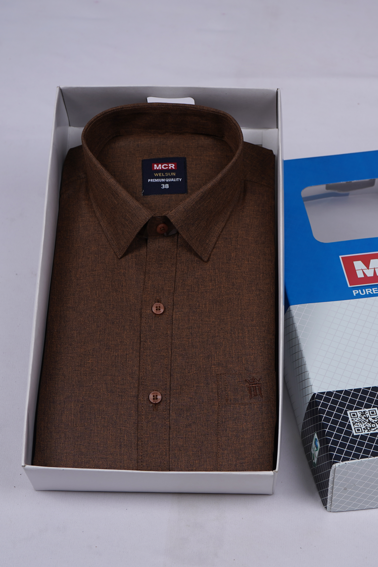 MCR WELSUN 61502 Half Sleeve Formal Color Shirt For Men