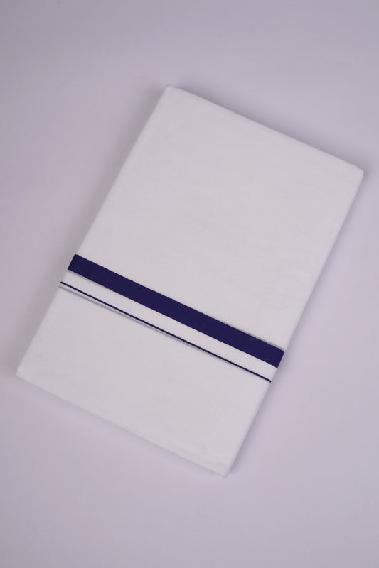 HD-23 W/D DHOTI  4.00 MTR-Blue
