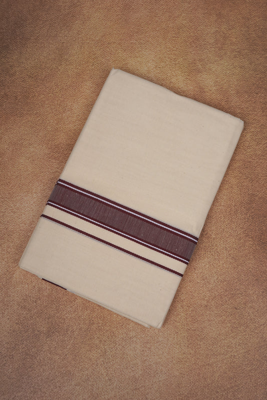 FD-116C C/D DHOTI   3.80 MTR-Dark Maroon