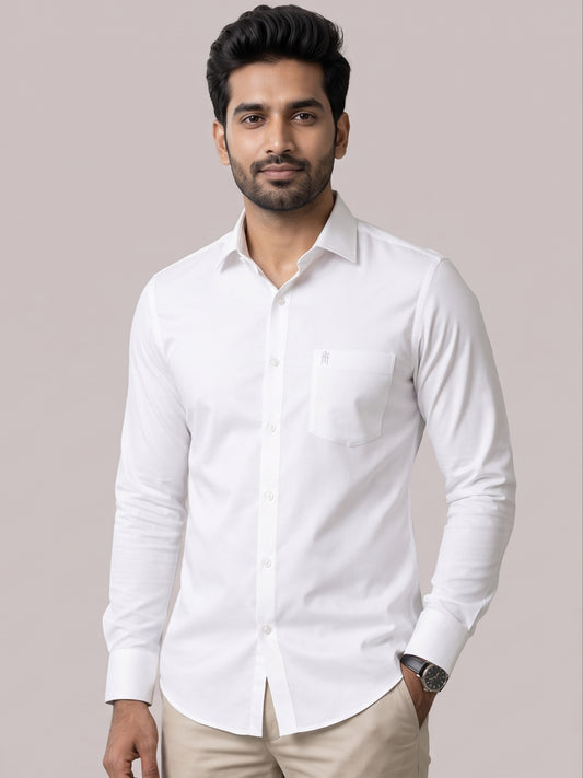 Winner slim fit White Shirt For Men