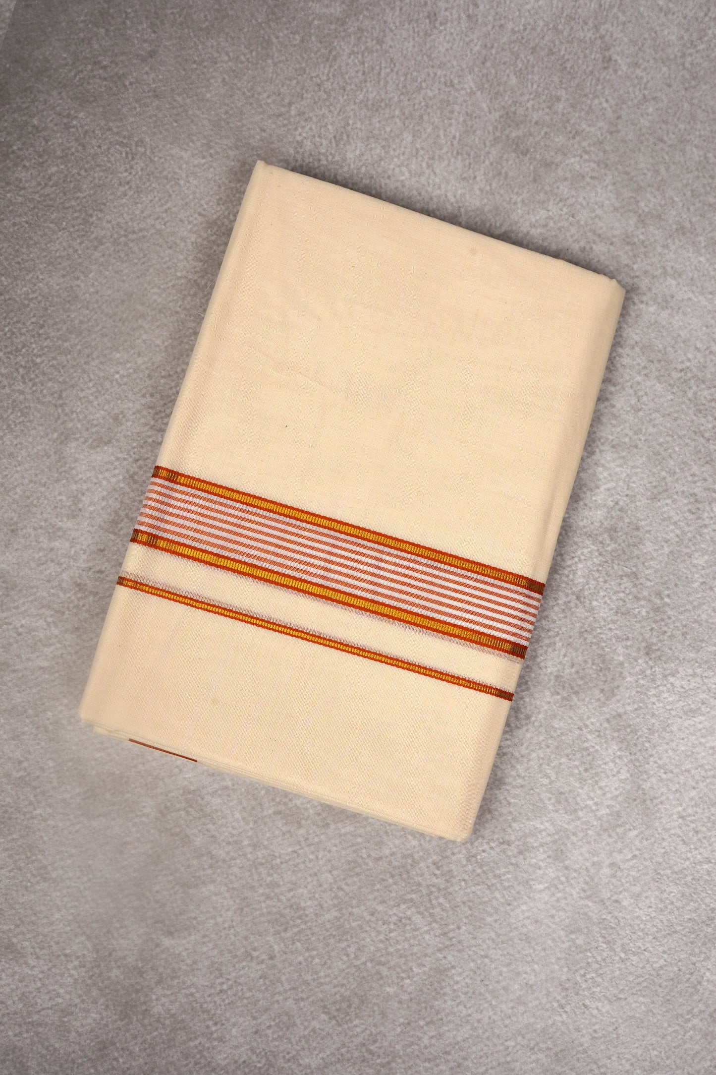 FD-186C C/D DHOTI  3.80 MTR-Light Orange
