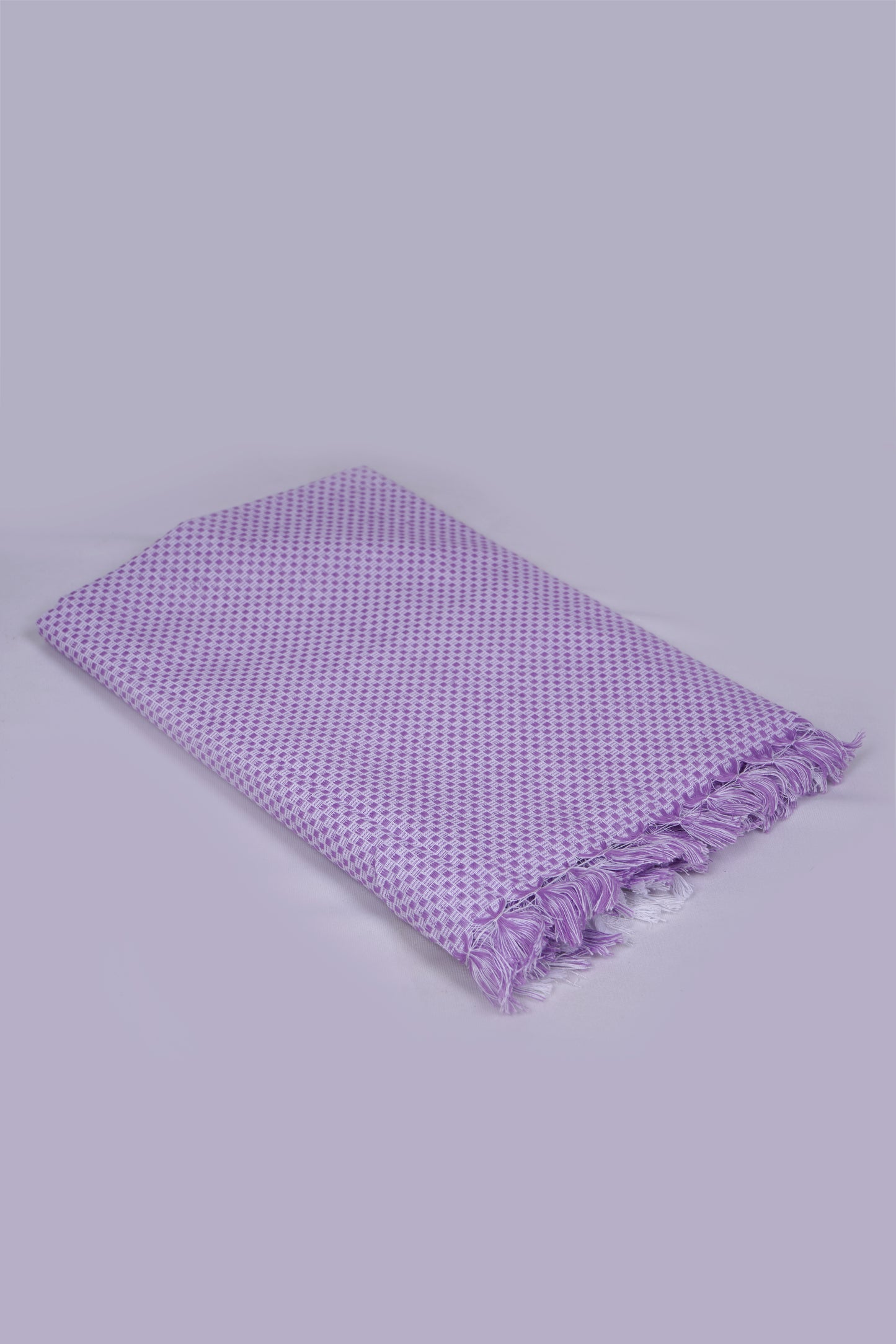 COLOUR MINICHECK COTTON - CBT-24 BATH TOWEL - 30X60 - BLUE