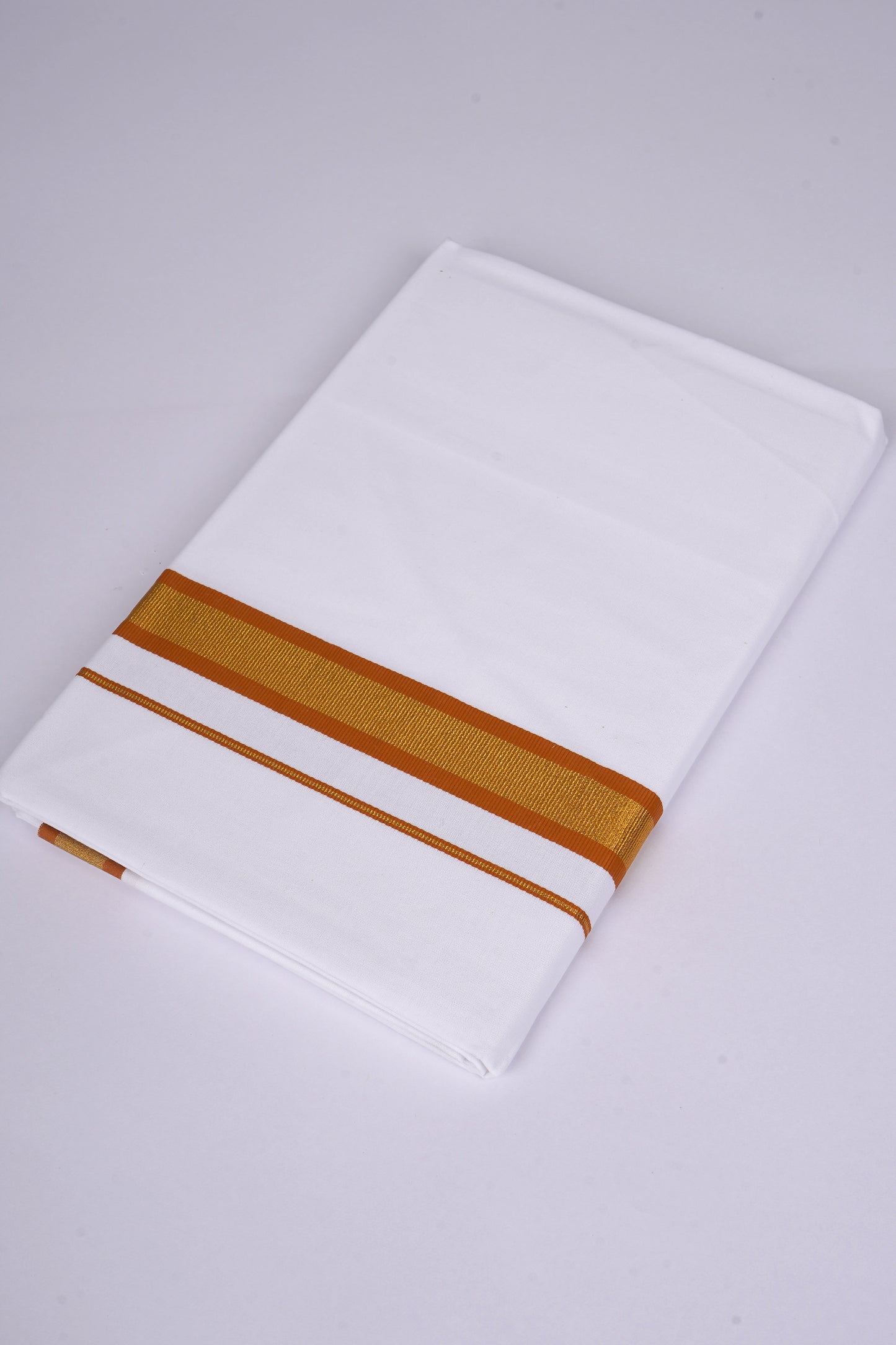 FS-103 W/S DHOTI 2.00 MTR - GOLD BROWN