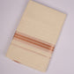 COPPER-12C CREAM DOUBLE DHOTI  4.00 MTR