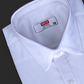 MCR Captain Half Sleeve Formal White Shirt For Men