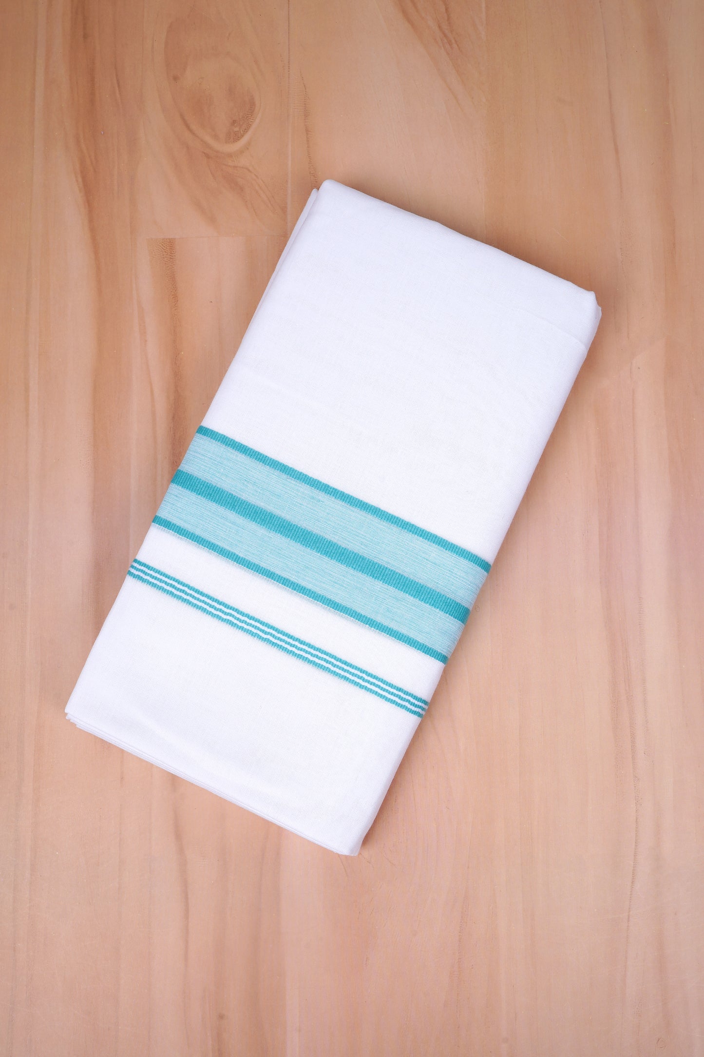 FCD-393 W/D DHOTI 3.80 MTR- Light blue