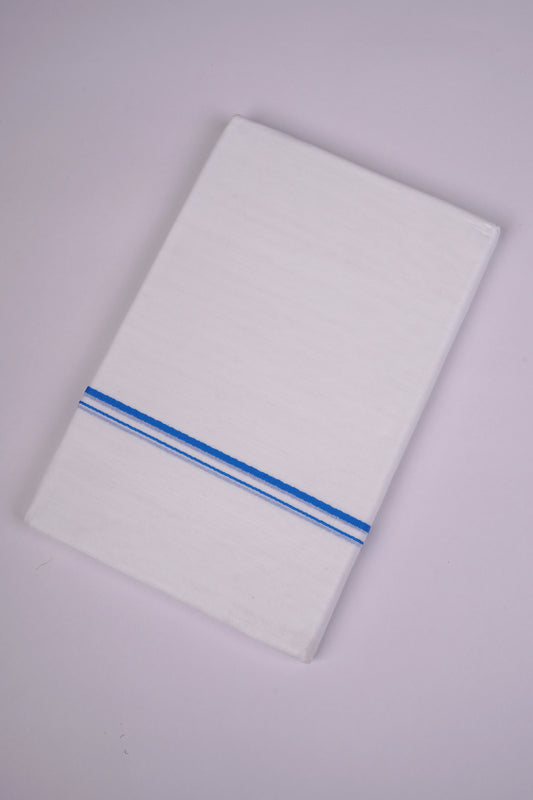 SD-16 W/D DHOTI  4.00 MTR-Ink Blue
