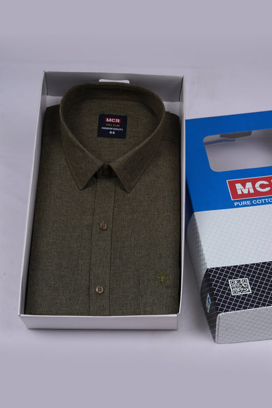 MCR WELSUN 61506 Half Sleeve Formal Color Shirt For Men