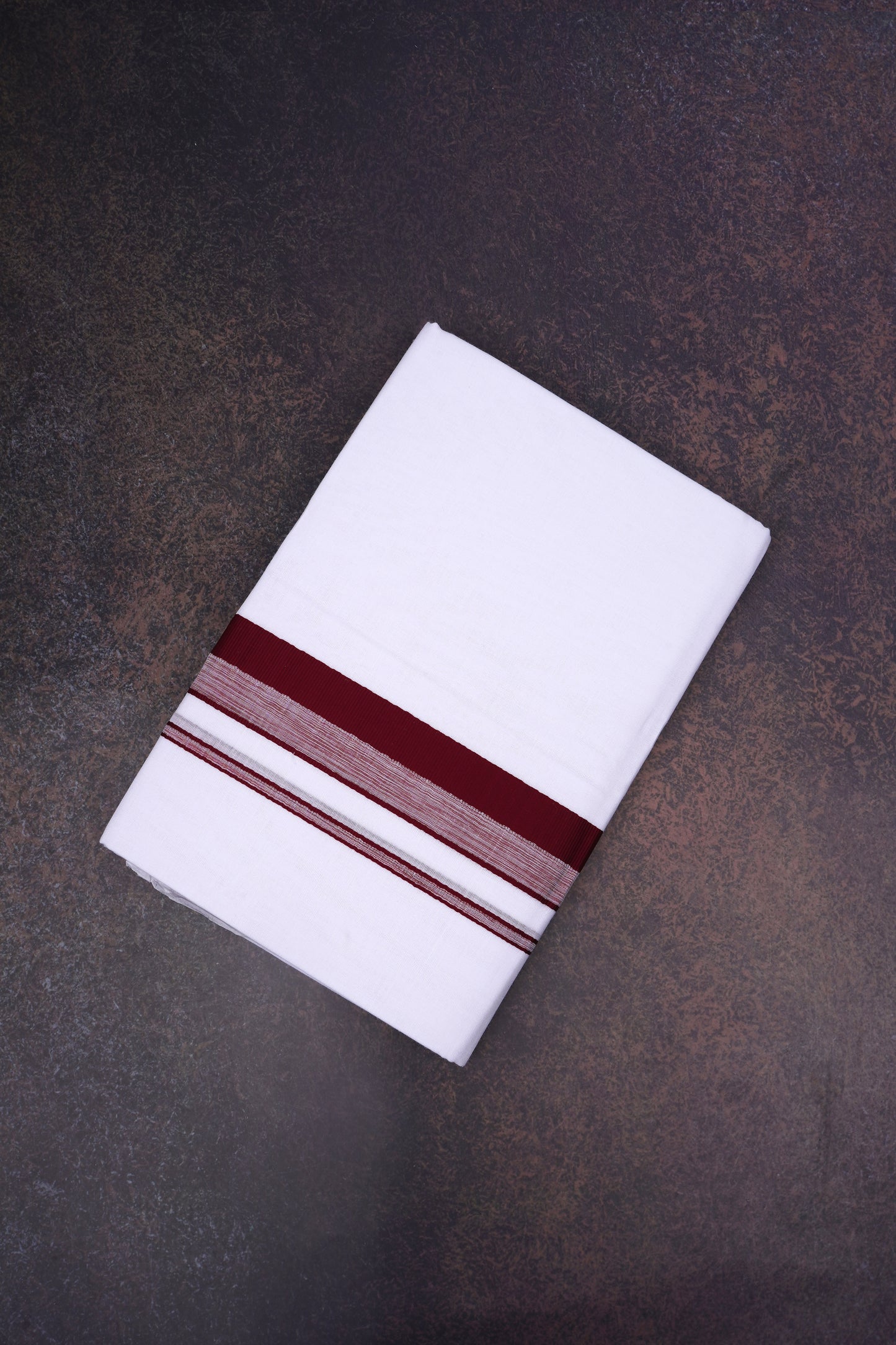 FD-170 W/D DHOTI 3.80 MTR-Dark maroon