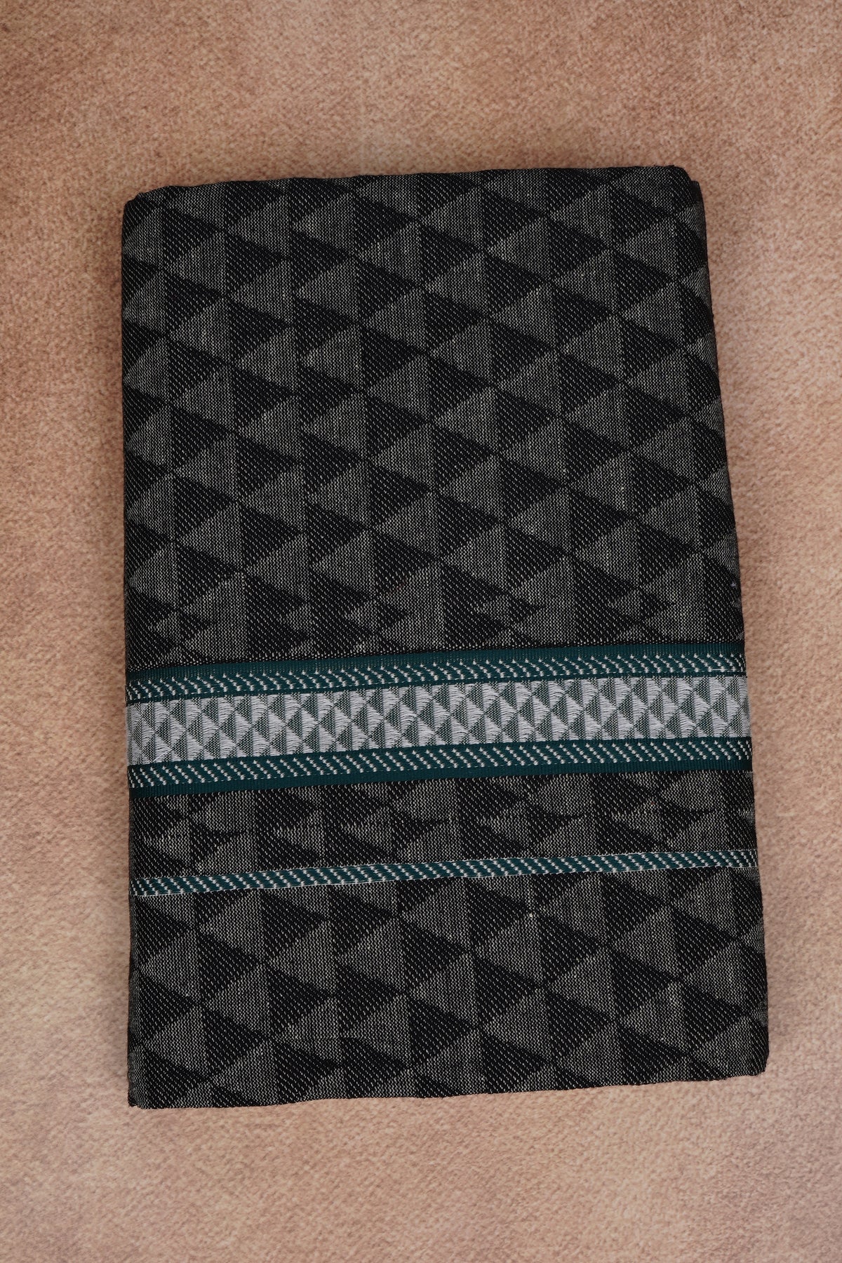 Sulthan Colours Dhoti - Black