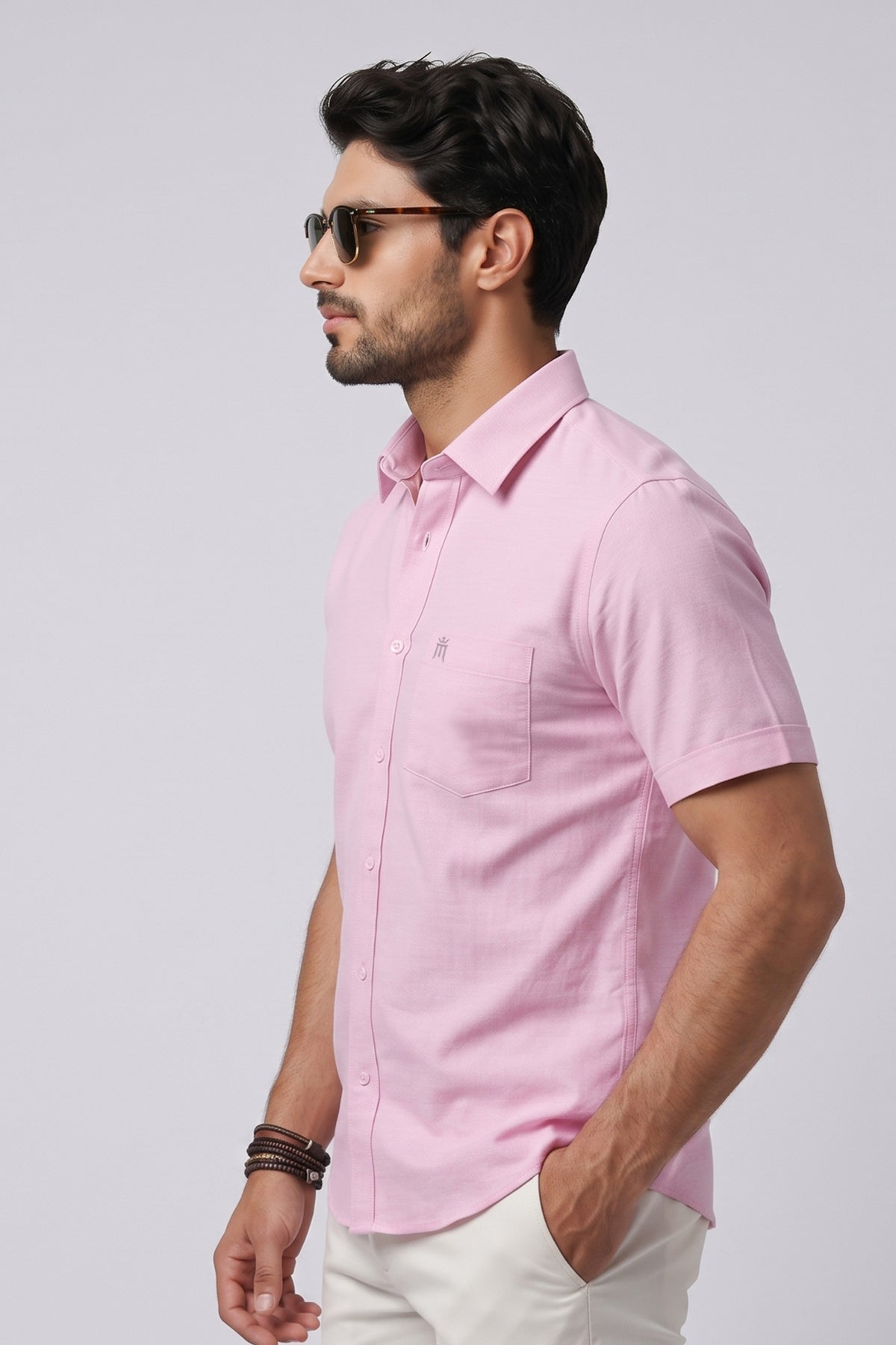 MCR CLUB COLOUR 99105 Half Sleeve Formal Color Shirt For Men