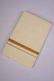 GLD-36C CREAM DOUBLE DHOTI  3.80 MTR