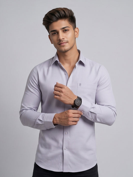 MCR Men Formal Colour Shirt - light grey 92055 ICE BERG