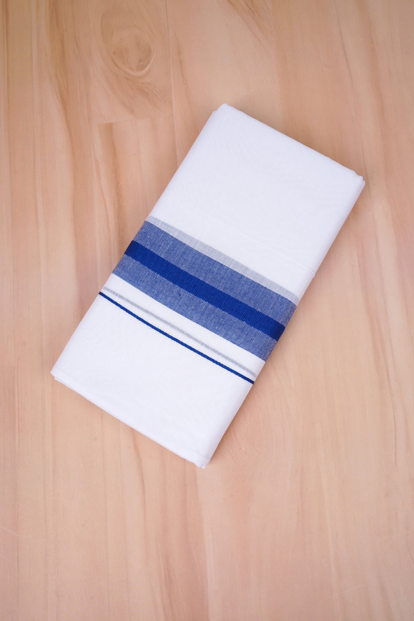 FCD-392 W/D DHOTI 3.80 MTR- Blue