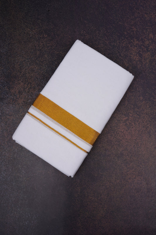 ROYAL FINISH 101 W/D DHOTI 3.80 MTR-Gold