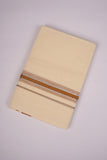 FD-187C C/D DHOTI  3.80 MTR-Light brown