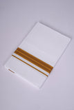 FS-107 W/S DHOTI 2.00 MTR - GOLD DARK BROWN