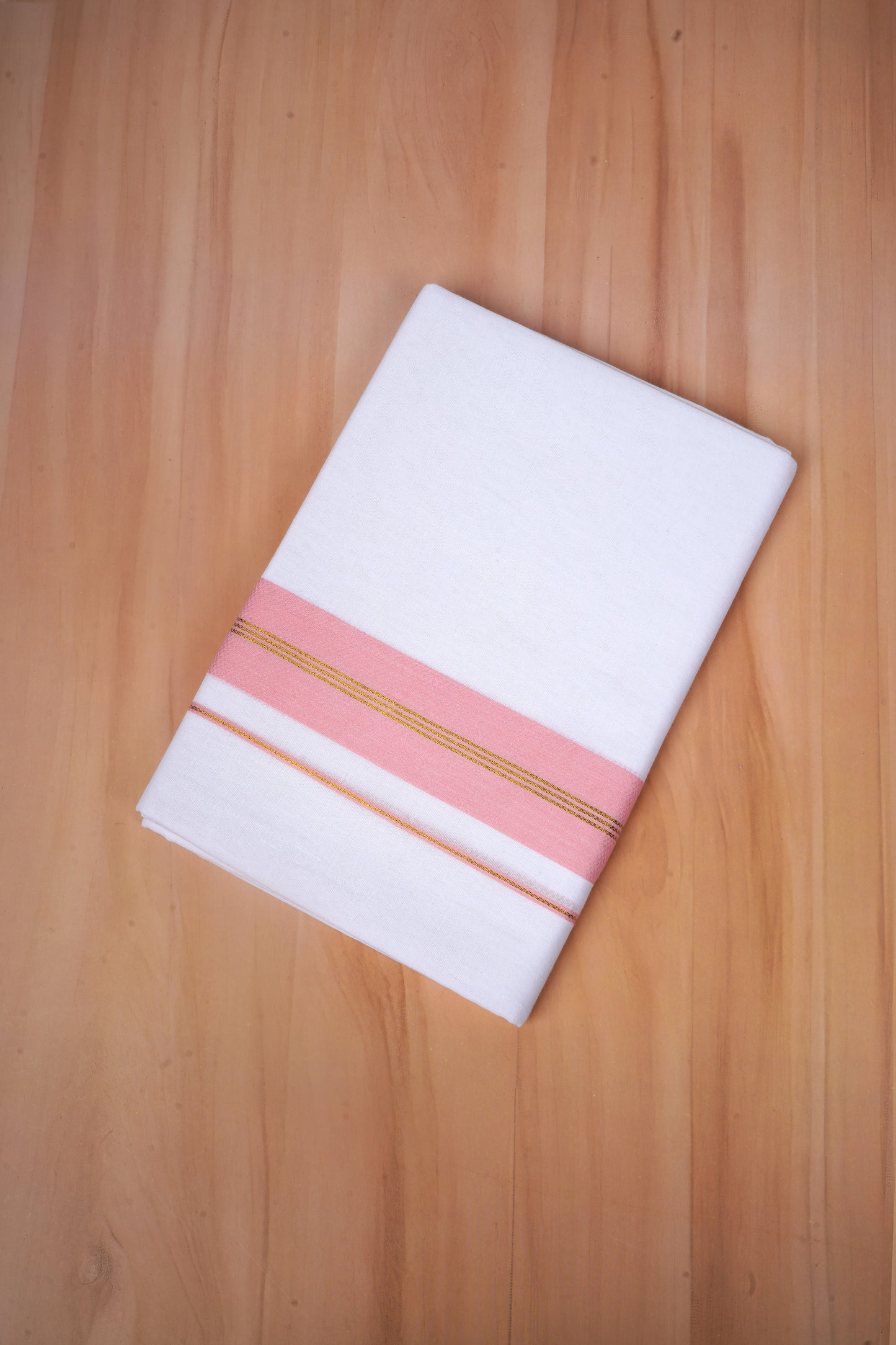 FCD-606 W/D DHOTI 3.80 MTR - Light pink