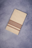 FCD-74C C/D DHOTI  4.00 MTR-Light brown