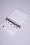 FS-124 W/S DHOTI  1.90 MTR - Silver Dark Violet