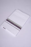 FS-124 W/S DHOTI  1.90 MTR - Silver Dark Violet