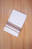 FCD-571 W/D DHOTI 3.80 MTR - Brown