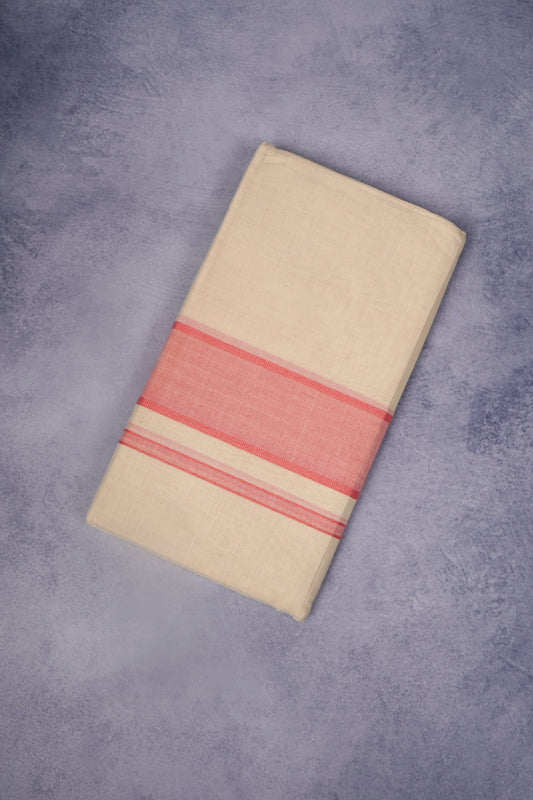 FCD-86C C/D DHOTI  4.00 MTR-Pink