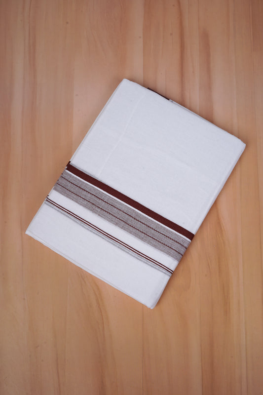 FCD-585 W/D DHOTI 3.80 MTR - Maroon